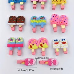 Ice Cream Hair Clip for Girls Women