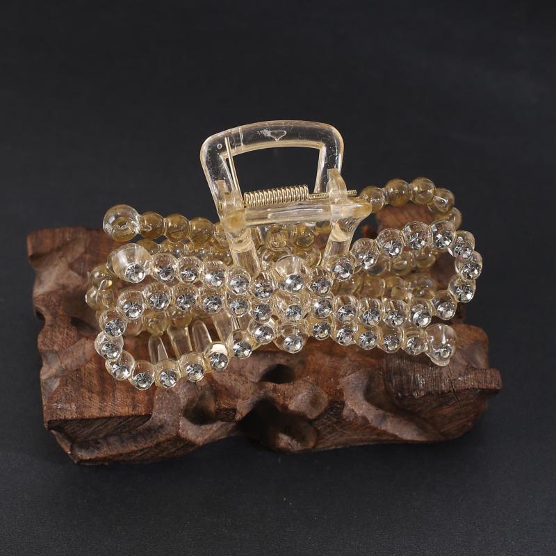 Bowknot Leaves Hair Clip Rhinestone Headdress
