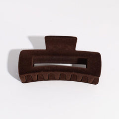 Vintage Velvet Hair Claw Solid Shark Claw Hair Accessories for Women