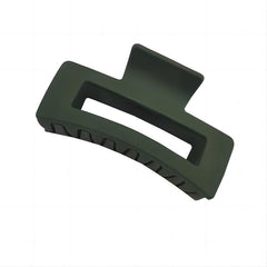 Geometric Frosted Hair Claw Clip Strong Hold Grip