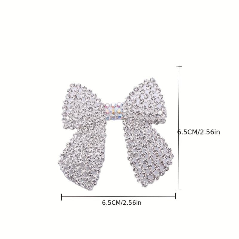 Rhinestone Boe Hair Clip Glitter Duck Billed Clip for Hair Bang Braids