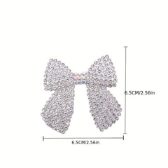 Rhinestone Boe Hair Clip Glitter Duck Billed Clip for Hair Bang Braids