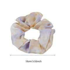 Tie Dyed Scrunchie Headrope Elastic Ponytail Hair Tie