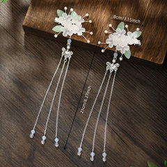 Vintage Chinese Style Hair Clip with Tassel