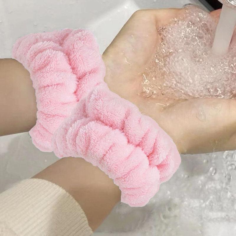 Microfiber Wrist Wash Towel Band Absorbent Elastic Wristbands