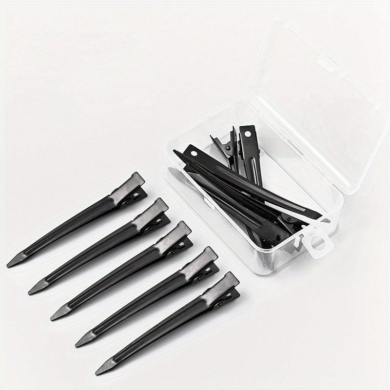 10pcs Metal Hair Clips Non Slip Hair Slides Duckbill Clip Salon Hair Accessory