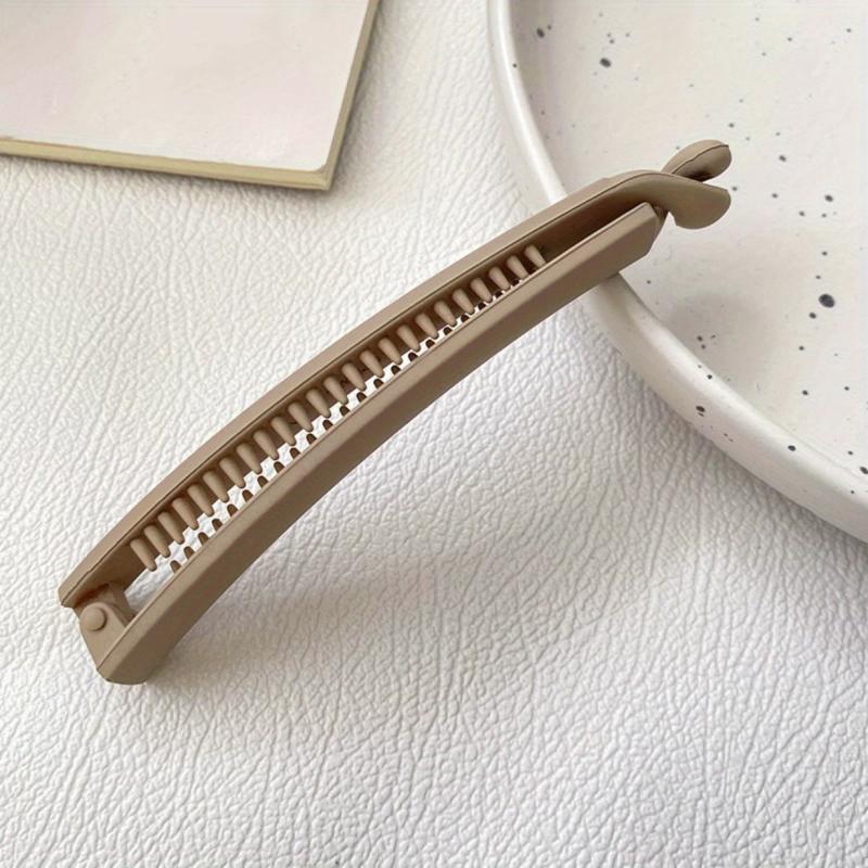 1pcs Banana Clip Frosted Hair Clip Women Hair Claws Ponytail Holder Hairpins