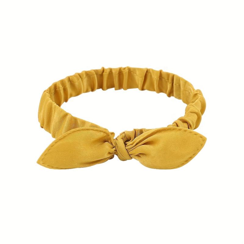 6pcs Solid Bowknot Headband Hair Hoop Hair Accessories