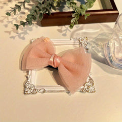 Solid Flower Hair Clip for Women Girls