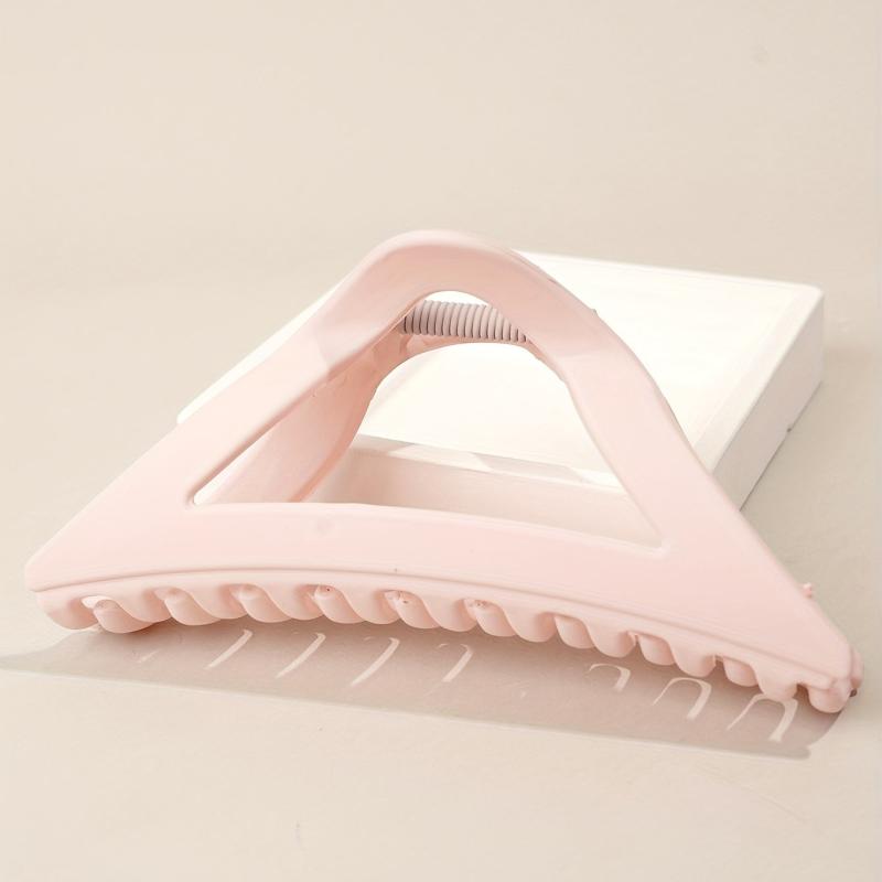 Matte Solid Triangle Hair Claw Set for Hair Styling