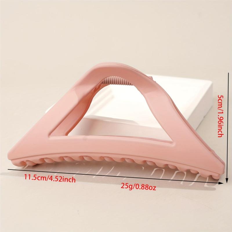 Matte Solid Triangle Hair Claw Set for Hair Styling