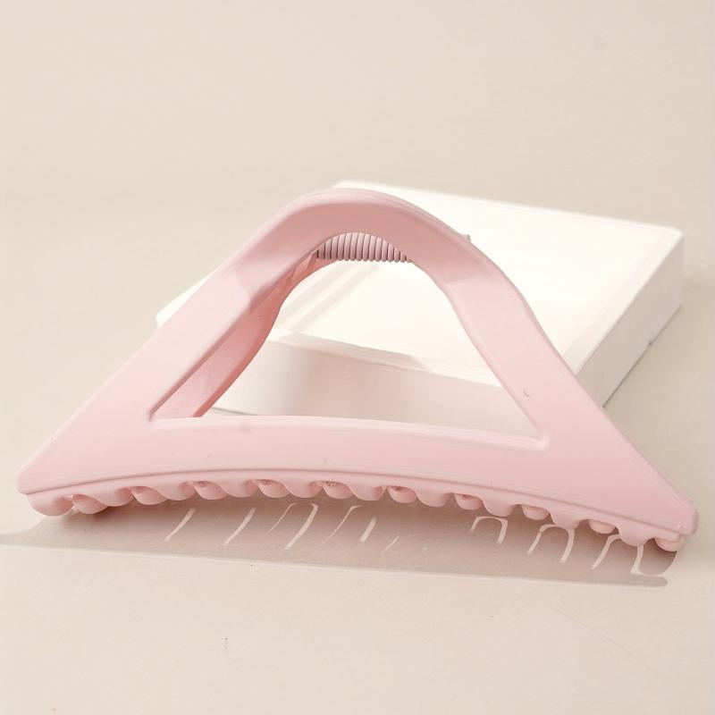 Matte Solid Triangle Hair Claw Set for Hair Styling