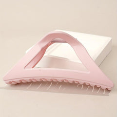 Matte Solid Triangle Hair Claw Set for Hair Styling