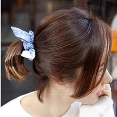 Polka Dot Rabbit Ears Scrunchies Hair Tie Style Hair Rope