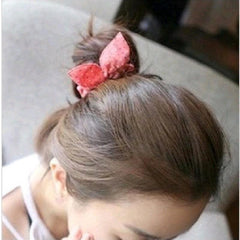Polka Dot Rabbit Ears Scrunchies Hair Tie Style Hair Rope