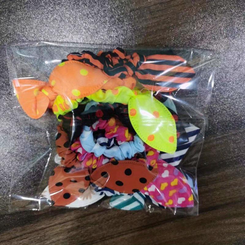 Polka Dot Rabbit Ears Scrunchies Hair Tie Style Hair Rope