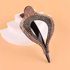 Crystal Rhinestone Hairpin French Hair Clips Strong Hold Hair Accessories