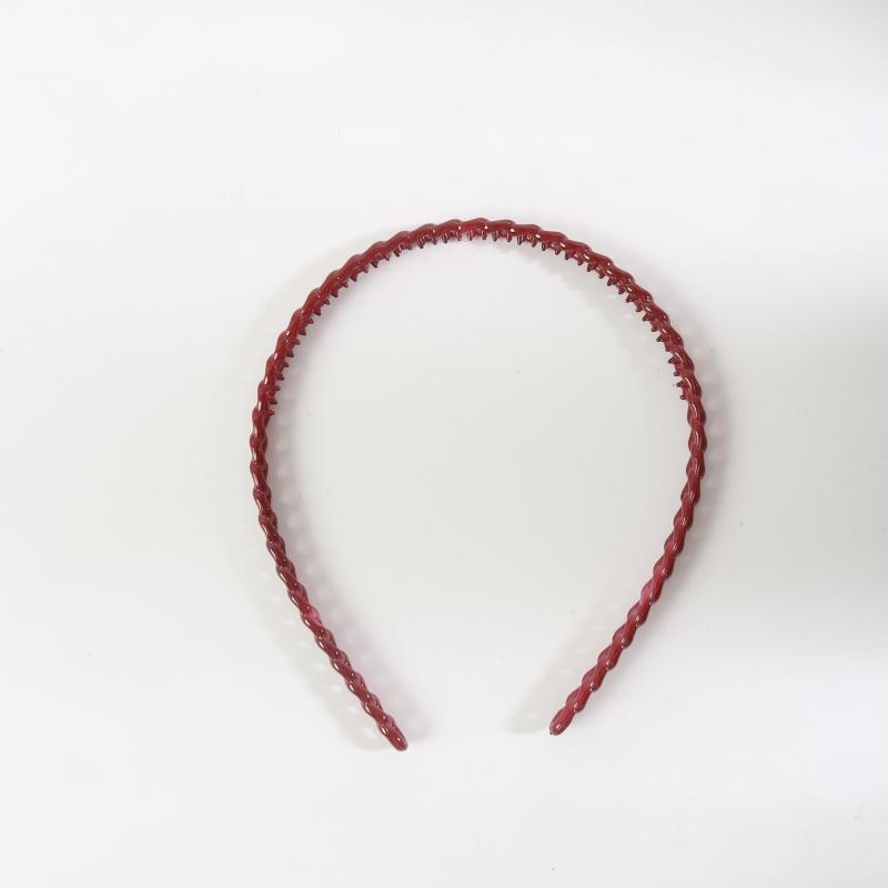 Plastic Wavy Hair Hoop Bright Head Hoop Hair Accessories