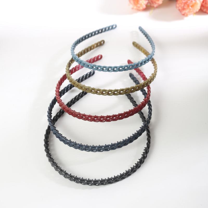 Plastic Wavy Hair Hoop Bright Head Hoop Hair Accessories