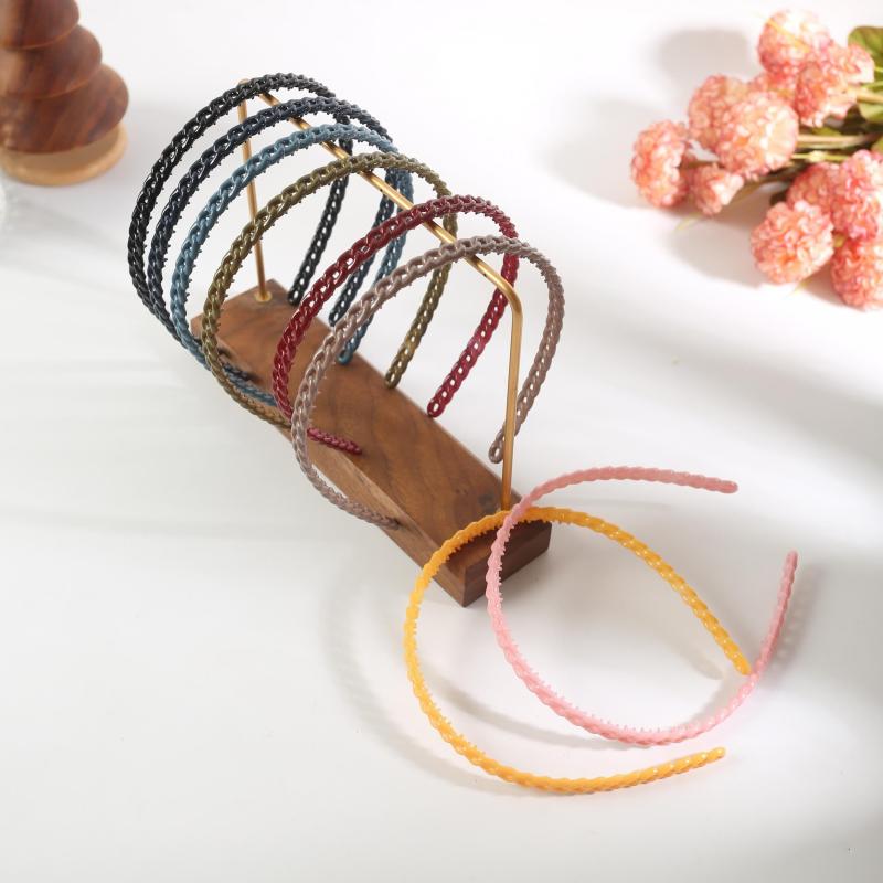 Plastic Wavy Hair Hoop Bright Head Hoop Hair Accessories