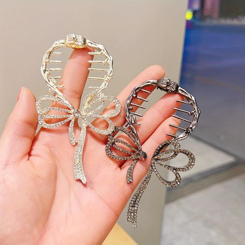 Rhinestone Banana Clip Hair Claw Ponytail Holder Head Jewelry Hair Accessories