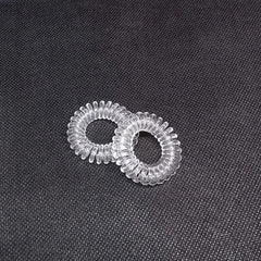 18pcs Small Spiral Hair Tie Elastic Ponytail Holder Hair Accessory