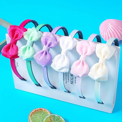 Mesh Bow Headband Hair Accessory Wide Birm Head Hoop
