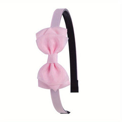 Mesh Bow Headband Hair Accessory Wide Birm Head Hoop