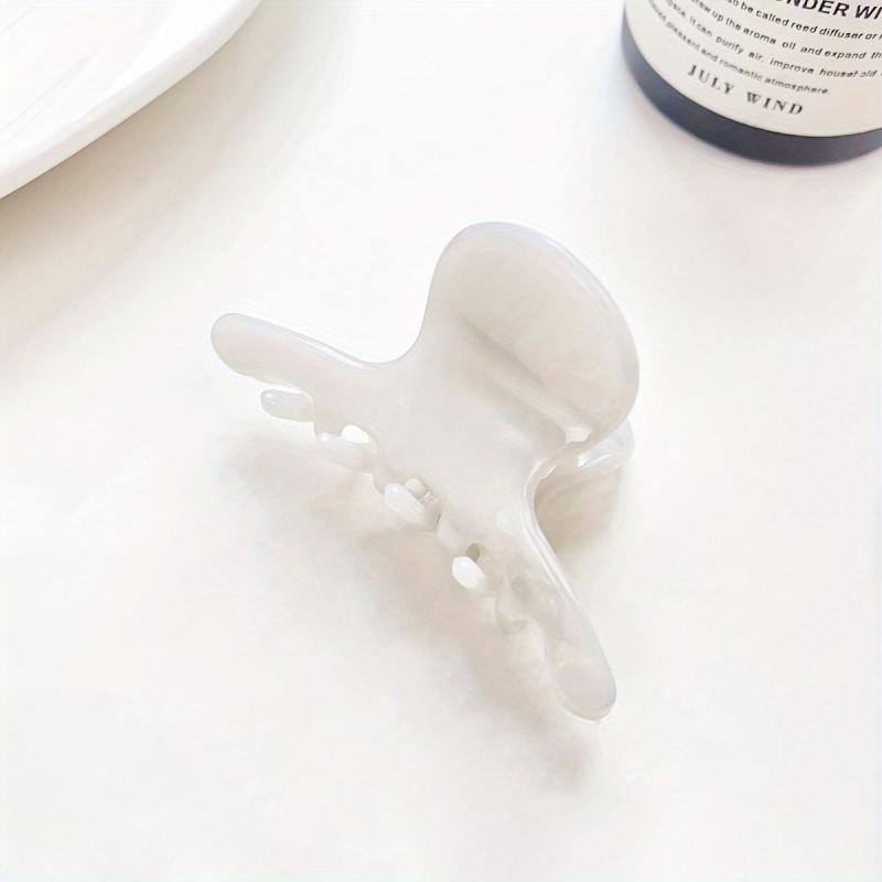 Small Acetate Hair Claw Nonslip Ponytail Holder