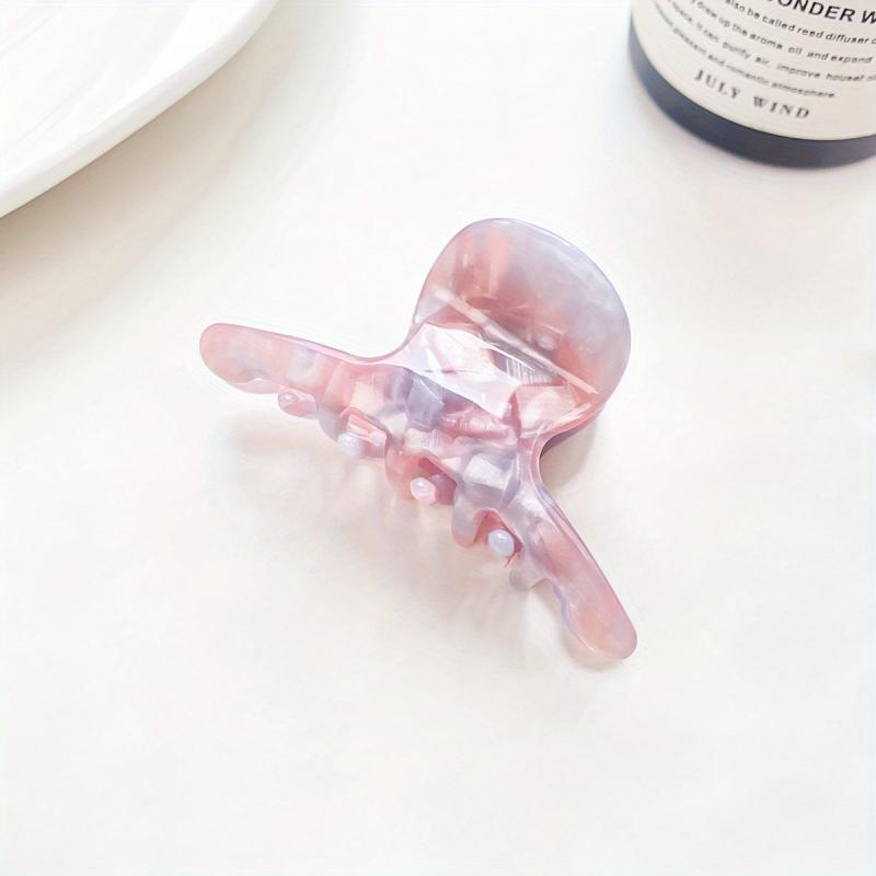 Small Acetate Hair Claw Nonslip Ponytail Holder