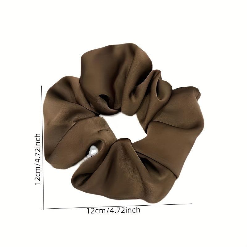Silky Scrunchies Satin Hair Tie Hair Accessories Ponytail Holder for Women Girls