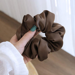 Silky Scrunchies Satin Hair Tie Hair Accessories Ponytail Holder for Women Girls