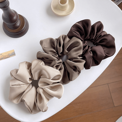Silky Scrunchies Satin Hair Tie Hair Accessories Ponytail Holder for Women Girls