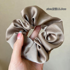 Silky Scrunchies Satin Hair Tie Hair Accessories Ponytail Holder for Women Girls