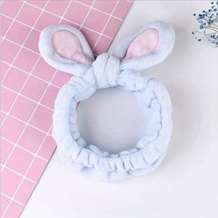 Fluffy Makeup Headband Coral Fleece Hair Band