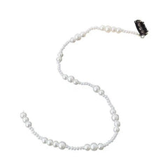 Faux Pearl Beaded Hair Clip Hair Chain Headpiece
