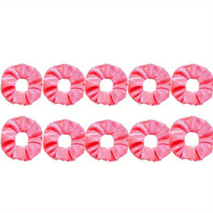 10pcs Large Velvet Hair Scrunchie Ponytail Hair Tie
