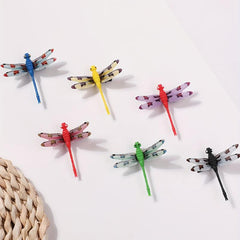 6pcs Dragonfly Hair Clip Resin Duck Billed Clip for Women Girls