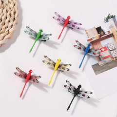 6pcs Dragonfly Hair Clip Resin Duck Billed Clip for Women Girls