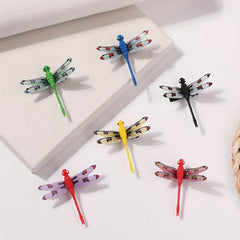6pcs Dragonfly Hair Clip Resin Duck Billed Clip for Women Girls