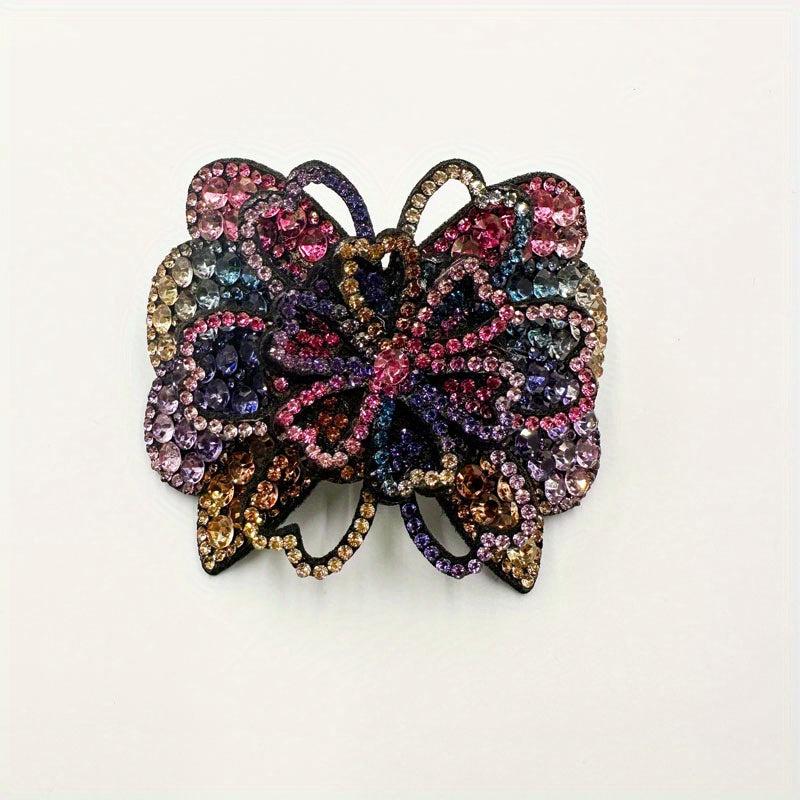 Rhinestone Flower Hair Claw Large Hair Clip Hair Accessories
