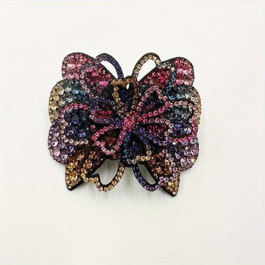 Rhinestone Flower Hair Claw Large Hair Clip Hair Accessories