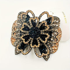 Rhinestone Flower Hair Claw Large Hair Clip Hair Accessories