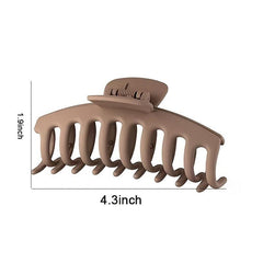 Matte Hair Claw Clips Strong Hold Non-slip Hair Clamps for Thick & Thin Hair