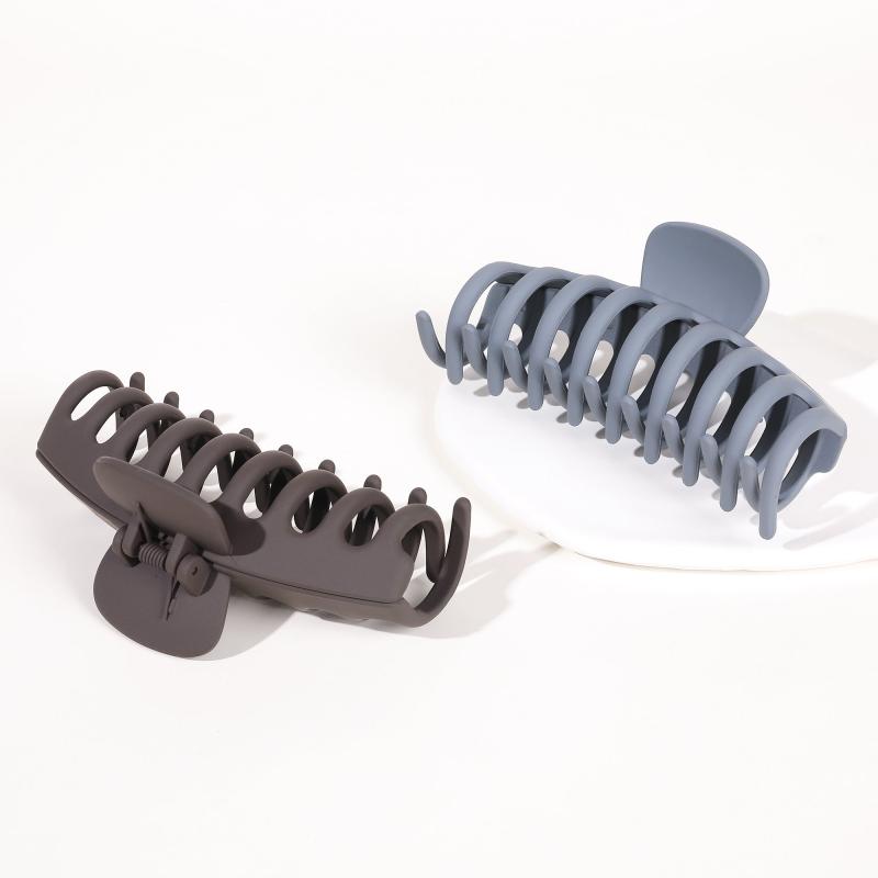 Matte Hair Claw Clips Strong Hold Non-slip Hair Clamps for Thick & Thin Hair