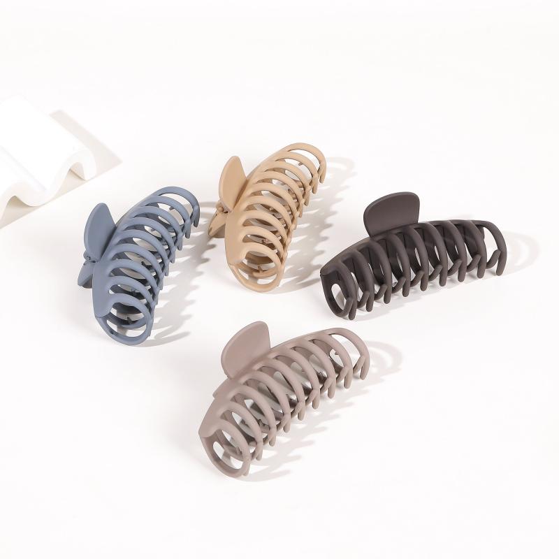Matte Hair Claw Clips Strong Hold Non-slip Hair Clamps for Thick & Thin Hair