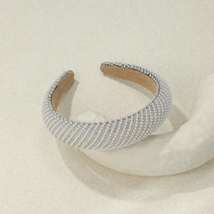 Wide Brim Rhinestone Headband Hair Accessory