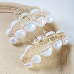 2pcs Large Shark Claw Hair Clip Sweet and Versatile Hair Accessories