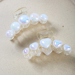 2pcs Large Shark Claw Hair Clip Sweet and Versatile Hair Accessories