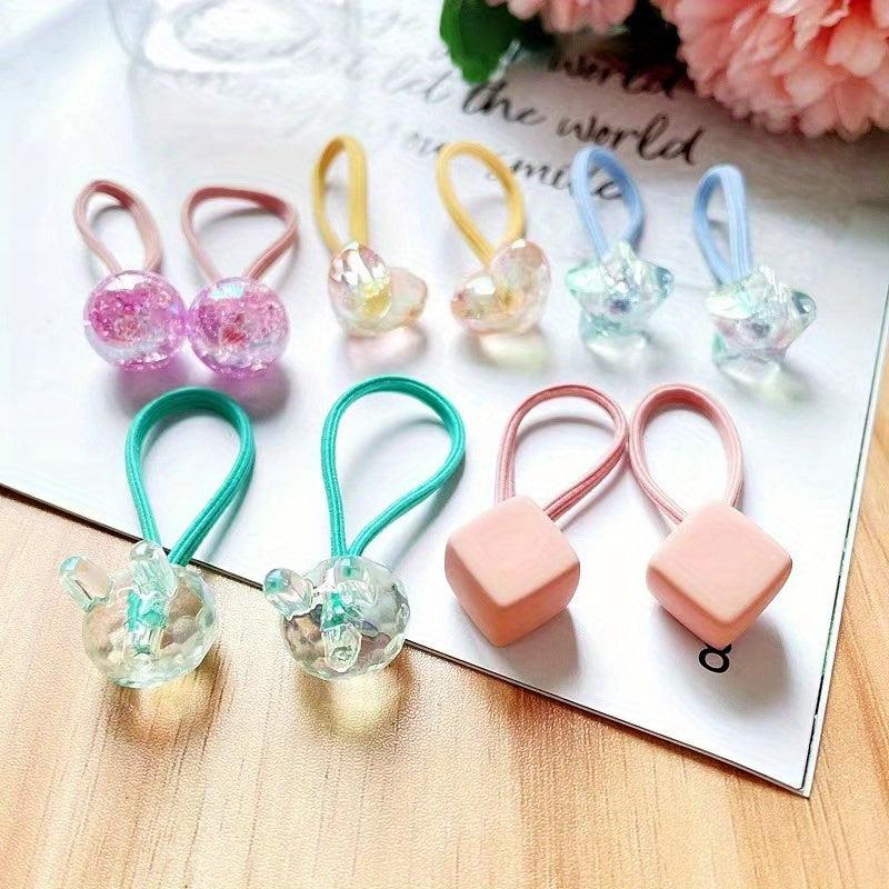 Small Ball Decor Hair Tie Candy Hair Rope Hair Ring Sweet Hair Accessories